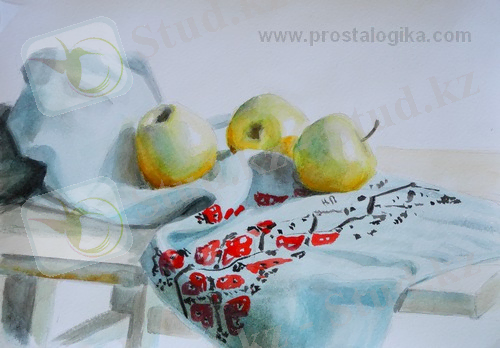 Акварельные техники. Лессировка