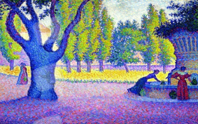 Пуантилизм в живописи. Обсуждение на LiveInternet - Российский Сервис Онлайн-Дневников