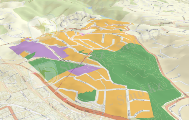 Сахна переместилась жаңа перспективада.