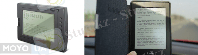 Дисплей электронной книги тогда и теперь