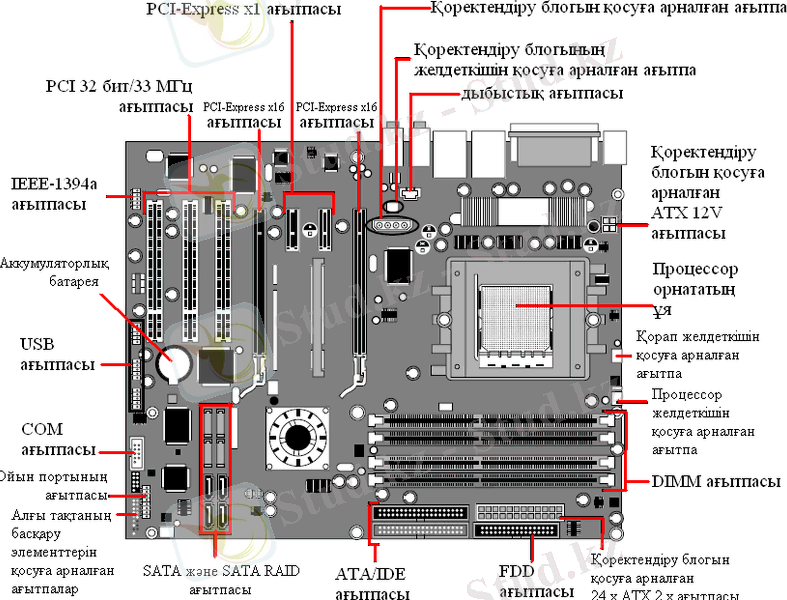 Компьютер архитектурасы және кеңселік технология» - бет 8