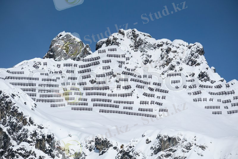 Avalanche protection construction, ... | Stock image | Colourbox