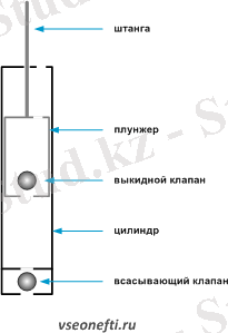Насос ШГН в разрезе