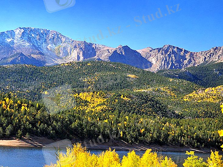 Живописное Кристаллическое Водохранилище в Национальном Лесу Колорадо Пайк