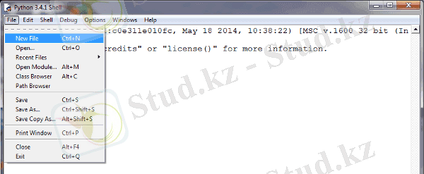 Открытие нового окна в IDLE