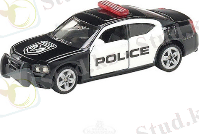 Американская полицейская машина 1:55, 9 см, металл, SIKU, цена: 608 ₽