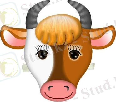 Как сделать маску Быка, Коровы для маскарада своими руками?