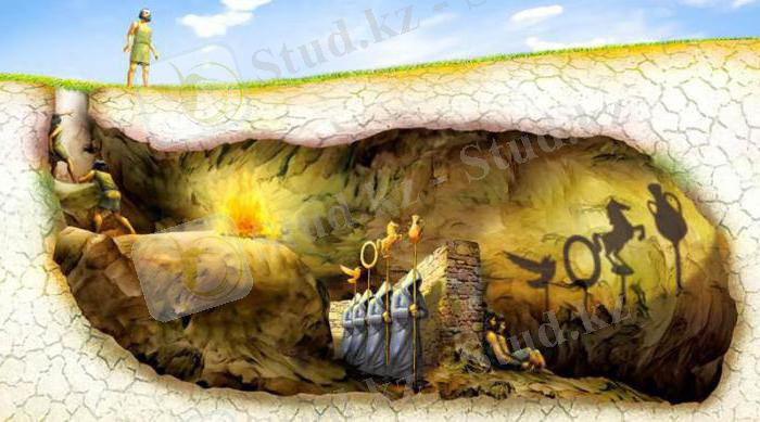 Үңгірлер Платонның Аллегория. Жасырын және жалпы мағынасы