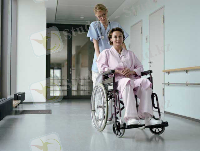 ауруханада науқасқа қабылдау және тіркеу