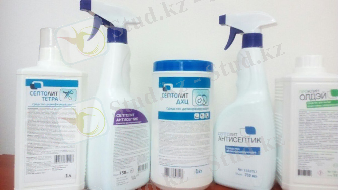 набор дезсредств, применяемых в химической асептике