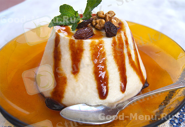 Бланманже - рецепт с фото пошагово