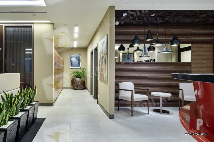 Интерьер коворкинга премиум сегмента Meeting Point