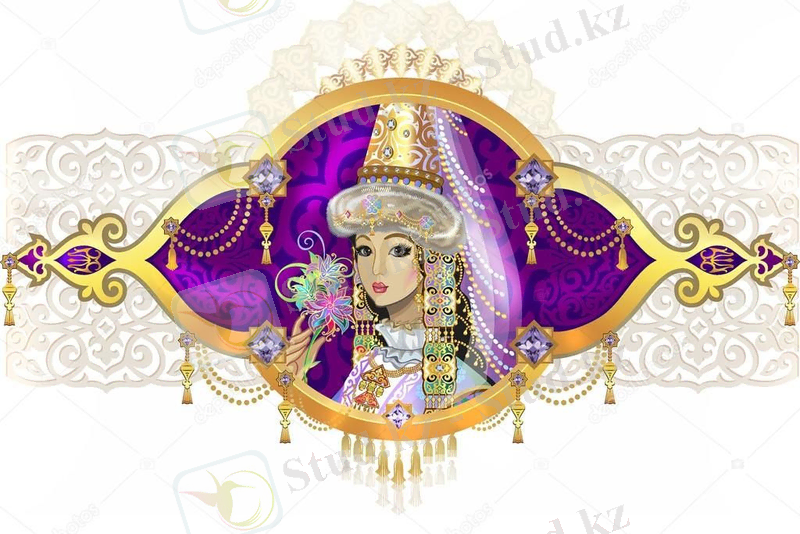 Pin by Balnur Kazhygereeva on Казахская девушка | Stock illustration, Female art, Illustration