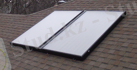 Шатырдағы екі күн ыстық су панелі