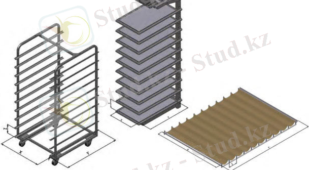 Тележка для хлеба