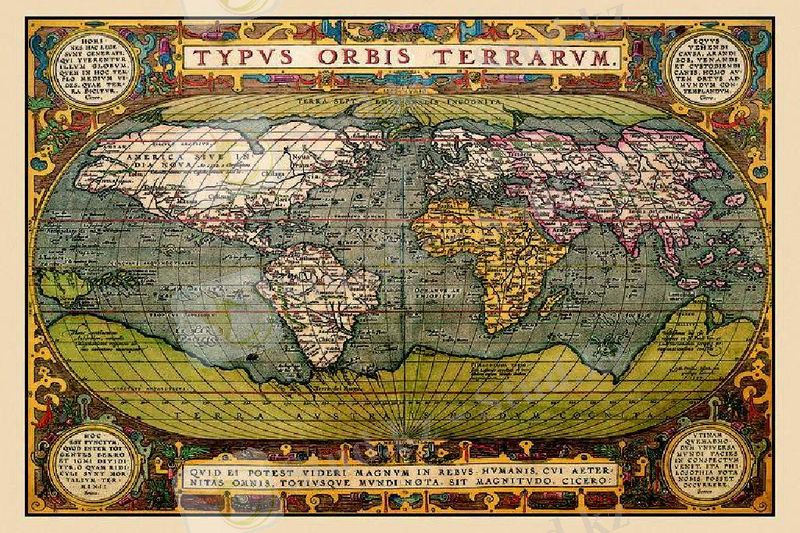 Карталар түрлері: топографиялық, саяси, климат және т.б.