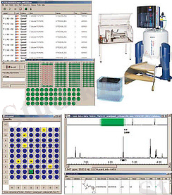 Автоматический количественный анализ серии образцов