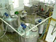 Сүт зауытының ішкі көрінісі