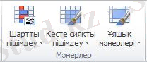 «Басты» қойындысындағы «Мәнер» тобы