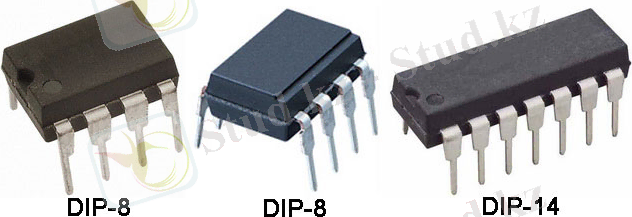 Двухрядные пластиковые корпуса современных ОУ для выводного монтажа (DIP)