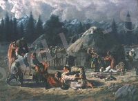 Қастеев Ә. Қызды еріксіз алып қашу. 1937 Қ., м.б. 100х135