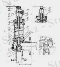 Клапаны предохранительные пружинные фланцевые