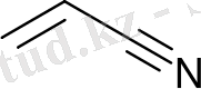 Acrylonitrile-2D-skeletal.svg