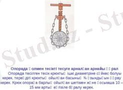 Опорада қолмен тесікті тесуге арналған арнайы құрал Опорада тесілген тесік кр