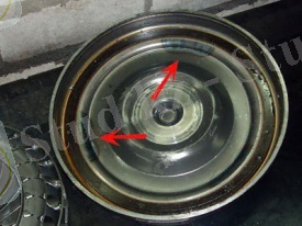 разобраный гидротрансформатор