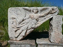 http://upload.wikimedia.org/wikipedia/commons/thumb/7/7e/Goddess_Nike_at_Ephesus%2C_Turkey.JPG/220px-Goddess_Nike_at_Ephesus%2C_Turkey.JPG