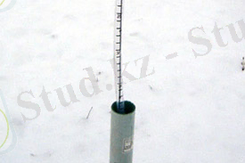 Мерзлотомер для определения глубины промерзания почвы