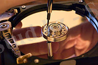 Hard disk platter reflection.jpg