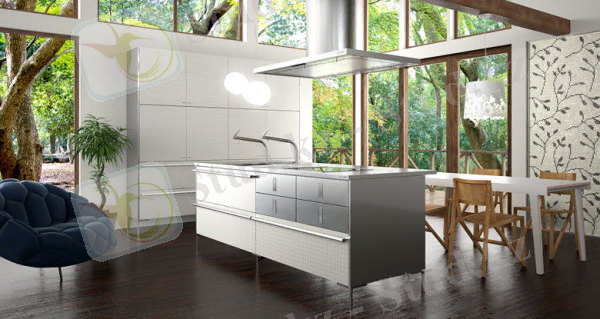 Оформление стен и потолка