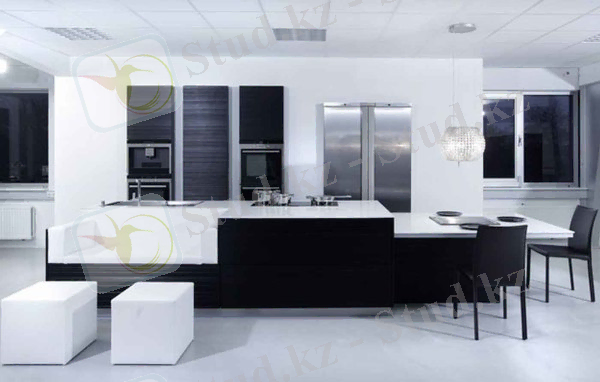 Черная кухня в стиле модерн